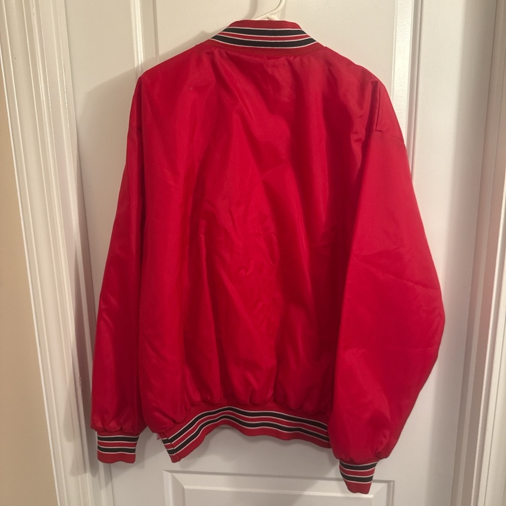 Vintage Chicago Bulls Quarter Zip Warm Up Jacket - Picture 4 of 4